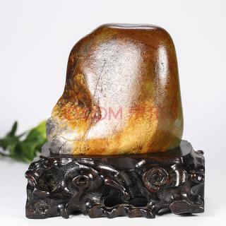 和田玉 原石摆件 重927.000克 年府玉器